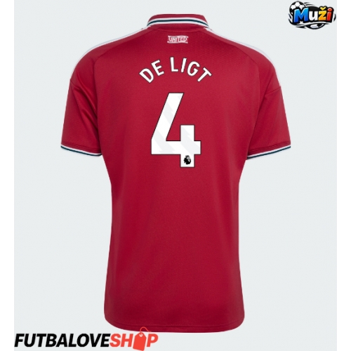 Dres Manchester United Matthijs de Ligt #4 Domáci 2026-27 Krátky Rukáv